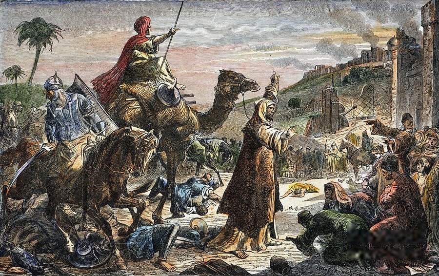 A detail of the illustration of women from the Tale of Genji.