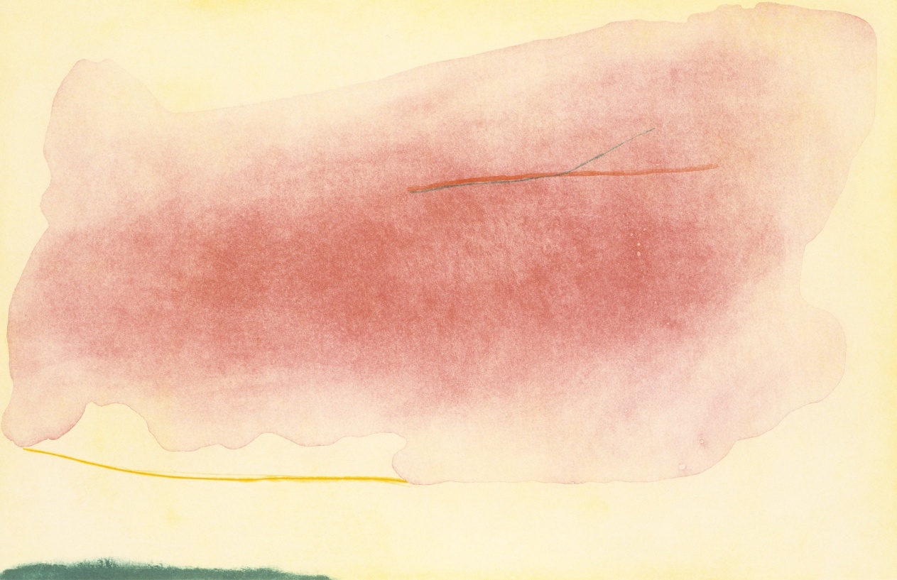Helen Frankenthaler, Nepenthe, 1972, Color aquatint on paper
