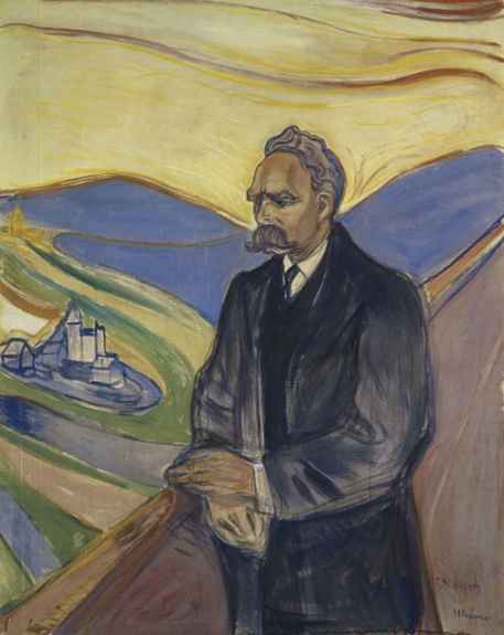 Edvard Munch, 1906 Friedrich Nietzsche oil on canvas