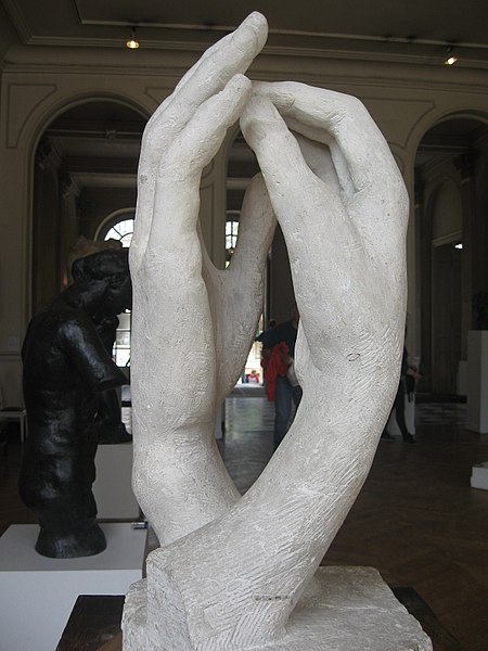 Auguste Rodin, The Cathedral, 1908, stone