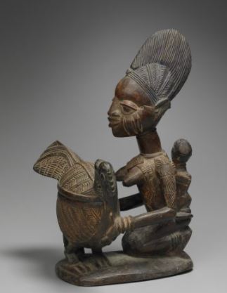 Yoruba, Ekiti region, possibly Efon Alaiye, early 20th century, 15.75”, Yale University Art Gallery.1