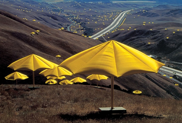 Christo and Jeanne-Claude, The Umbrellas, 1991.