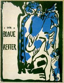 Wassily Kandinsky. Cover art for The Blue Rider Almanac, 1912