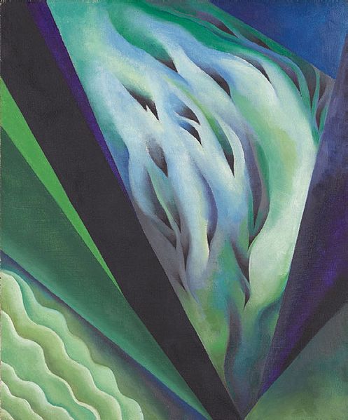 Georgia O’Keefe, Blue and Green Music, 1919-21, oil on canvas