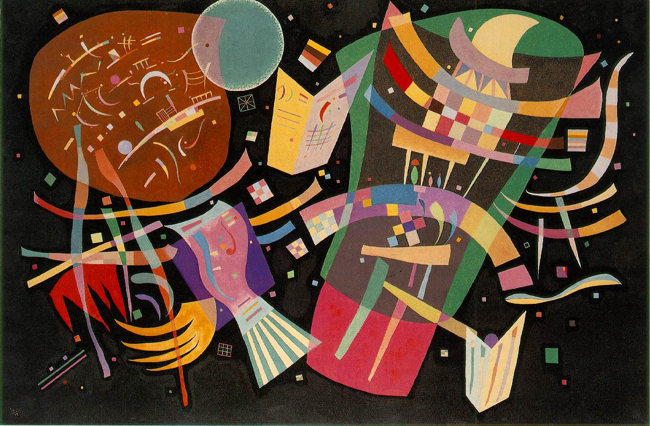 Wassily Kandinsky. Composition X. Oil on Canvas. 1944
