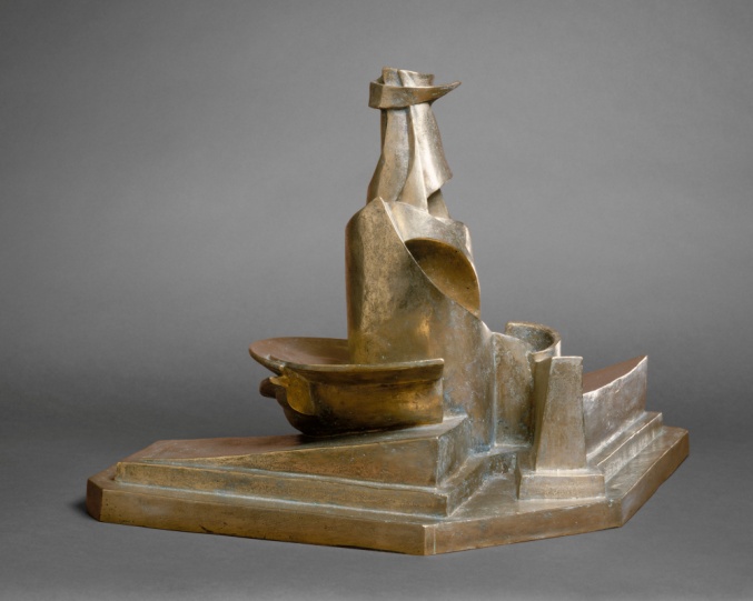 Umberto Boccioni, Development of a Bottle in Space, 1913,cast in 1950, bronze