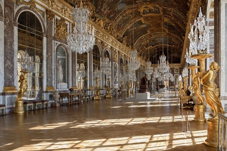 Hall of Mirrors, Versailles, France.