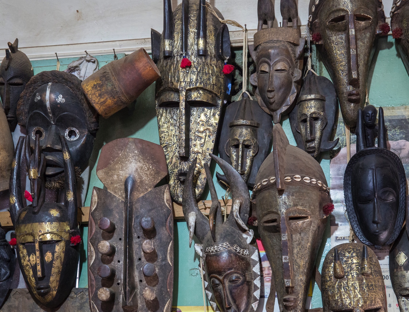 African Masks. Nairobi