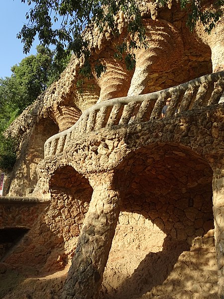 Antoni Gaudi, Guell Park, Barcelona, Spain