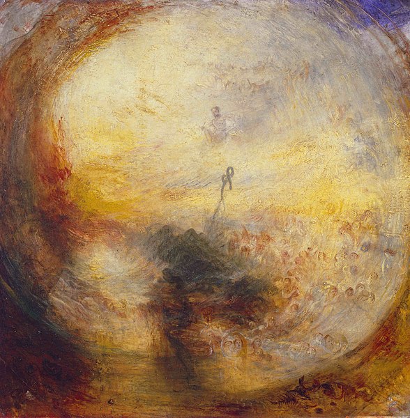 Painting, Light and Colour, (Goethe’s Theory) The Morning After the Deluge – Moses Writing the Book of Genesis, 1843, J.M.W. Turner,