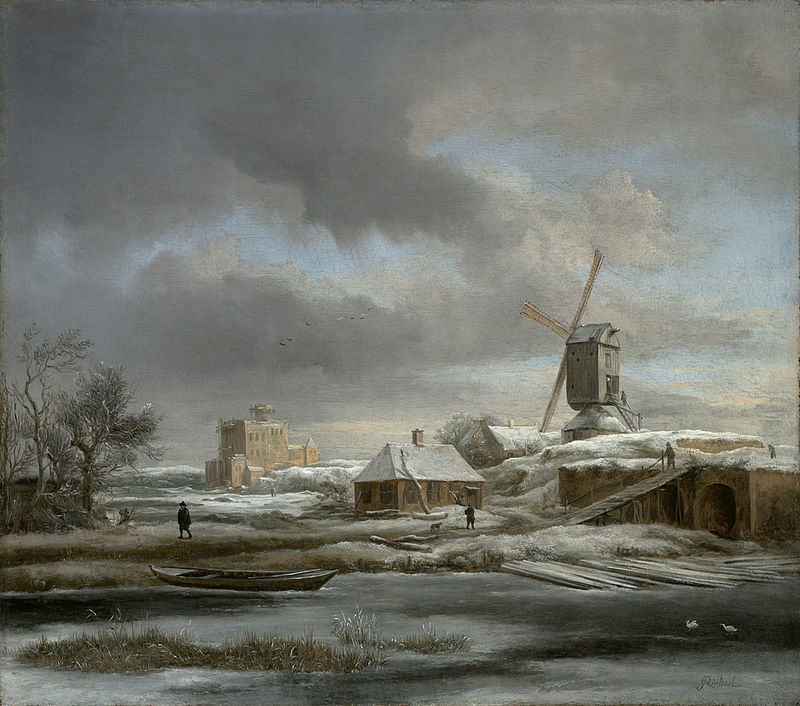 Ruisdael, Winter Landscape, 1670