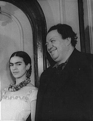 Carl Van Vechten, Photograph of Frida Kahlo and Diego Rivera, 1932