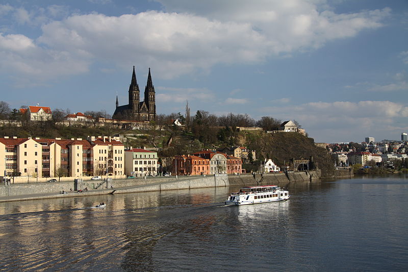 Photograph, The Moldau River near Vysehrad, Prague, Czech Republic, Chmee