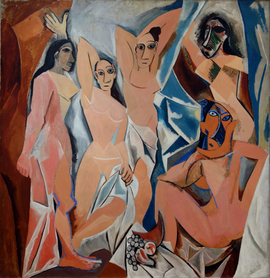 Pablo Picasso, Les Demoiselles d’Avignon, 1907, oil on canvas