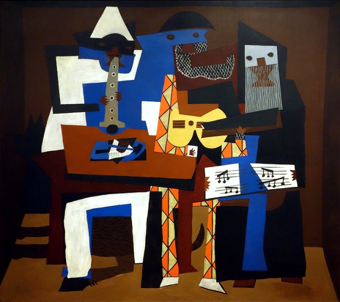 Pablo Picasso, Three Musicians, 1921, oil on canvas