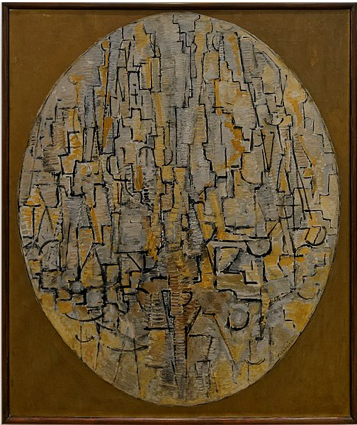 Piet Mondrian, Oval Composition, Trees, 1913