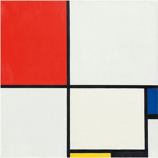 Piet Mondrian, Composition No. III, with red, blue, yellow and black, 1929, oil on canvas