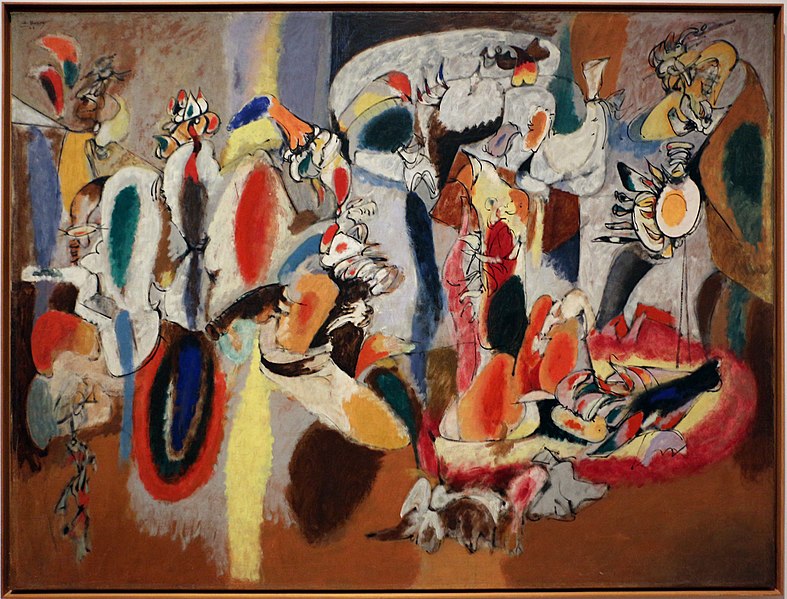 Arshile-Gorky, The Liver is the Cock’s Comb, 1944, oil on canvas