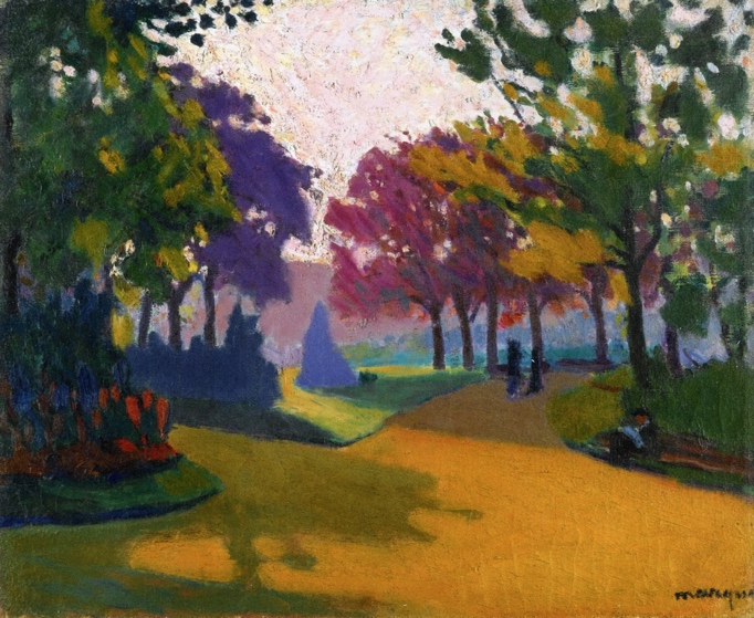 Albert Marquet. (1875-1947) Luxembourg Garden. 1898