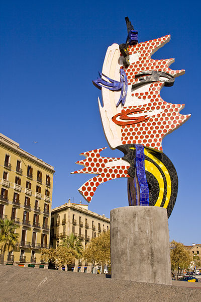 Roy Lichtenstein, Cap de Barcelona, mixed media,