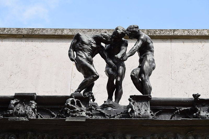 Auguste Rodin, The Three Shades, bronze,