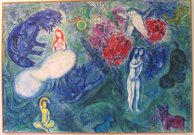 Marc Chagall, Adam and Eve, 1931, gouache