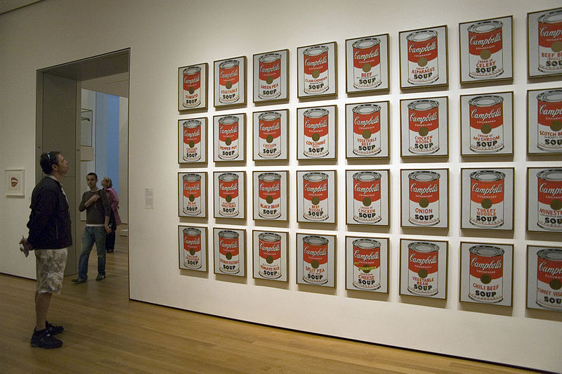 Andy Warhol, Campbell’s Soup, Museum of Modern Art
