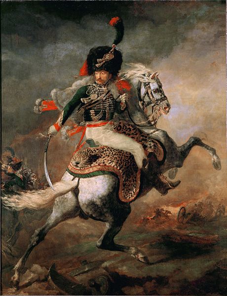 Oil on canvas, The Charging Chasseur, 1812, Theodore Gericault