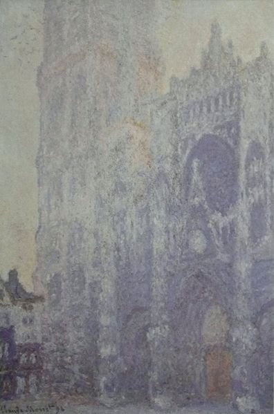 Oil on canvas, Cathedral of Rouen, Morning Light, 1892, Claude Monet