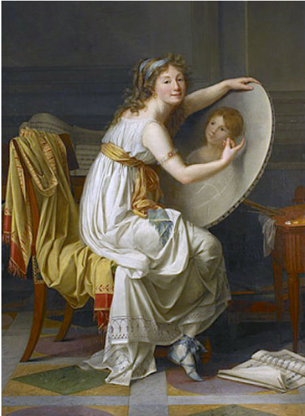 Rose-Adélaïde Ducreux, Self-Portrait, ca 1799, oil on canvas, Musee des Beaux-Arts de Rouen, Rouen, France.