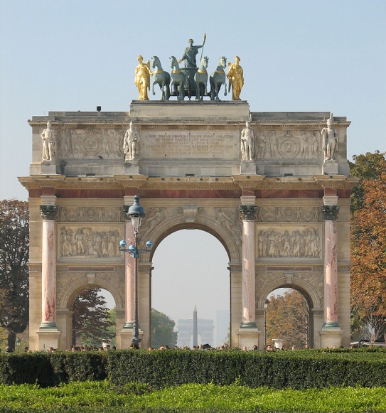 Arc de Triomphe du Carrousel, 1811-1838, Paris.
