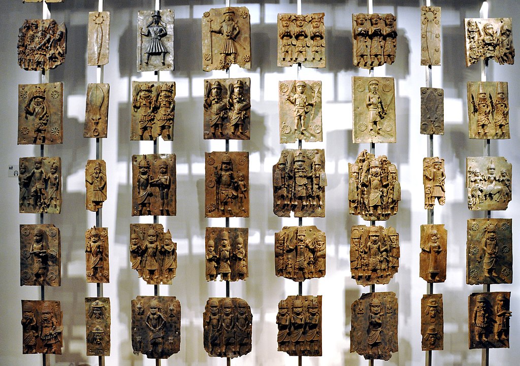 Brass plaques from Benin City, 16th to 17th century, British Museum.