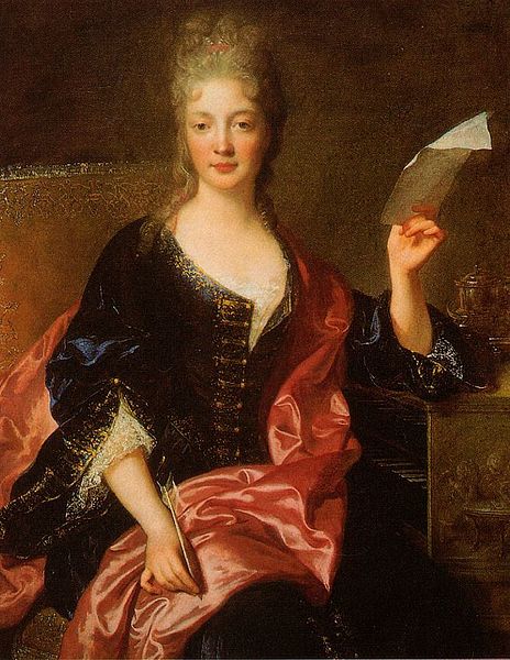 François de Troy, Elisabeth Jacquet de la Guerre, late 17th or early 18th century, oil.