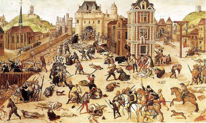 St. Bartholomew Massacre painting by François Dubois, a Huguenot painter