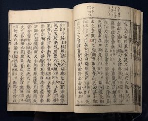 A page from the Shinpukuji manuscript of the Kojiki, dating from 1371–72