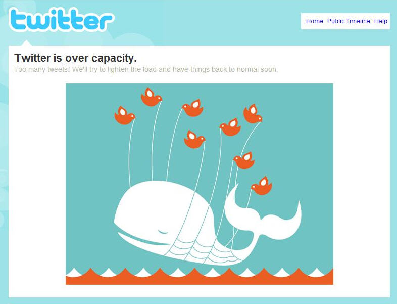 The Twitter Fail Whale